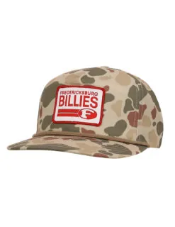 BILLIES P Two Stripes Left Patch Camo Hat