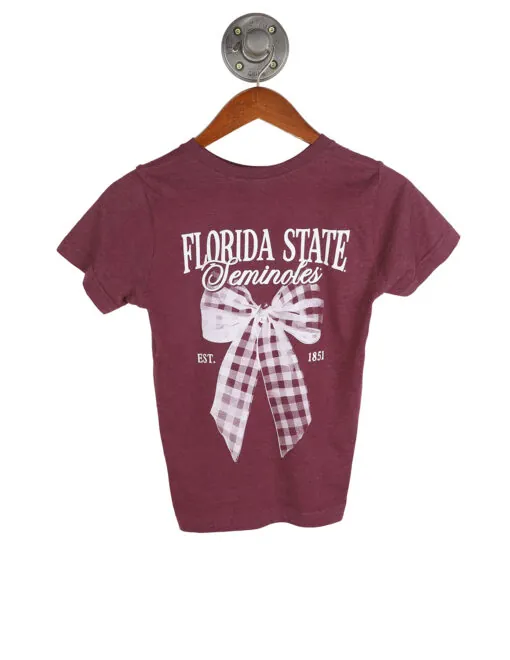 FSU Youth Mono Bow Short Sleeve