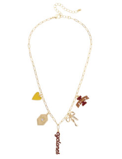 ISU Cyclones Paper Clip Charm Collector Necklace