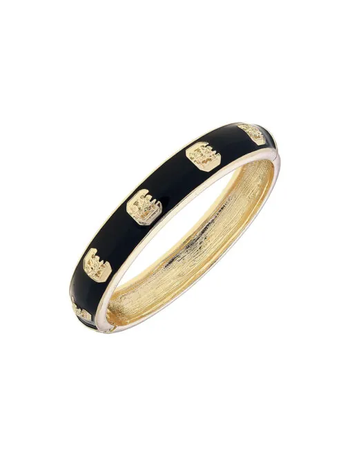 USC Gamecocks Sculpted Enamel Logo Hinge Bangle