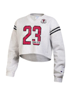 TTU Tailgate Jersey Crop Fleece