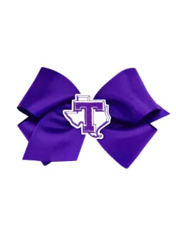 TSU King Patch Hair Bow