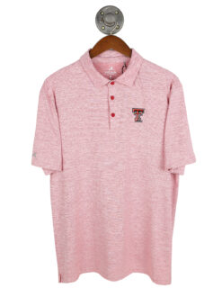 TTU Distressed Stripe Polo
