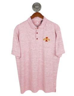 ISU Distressed Stripe Polo