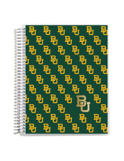 BU Metallic Coiled 7"x9" Notebook
