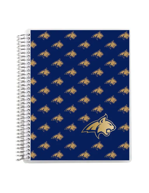 MSU Metallic Coiled 7"x9" Notebook