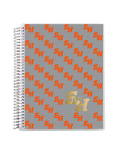 SHSU Metallic Coiled 7"x9" Notebook