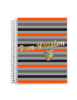 SHSU Metallic Coiled 7"x9" Notebook