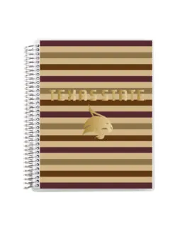 TXST Metallic Coiled 7"x9" Notebook