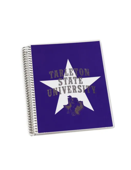 TSU Metallic Coiled 7x9 Notebook