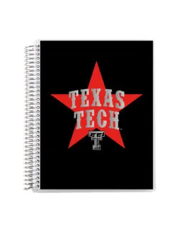 TTU Metallic Coiled 7"x9" Notebook