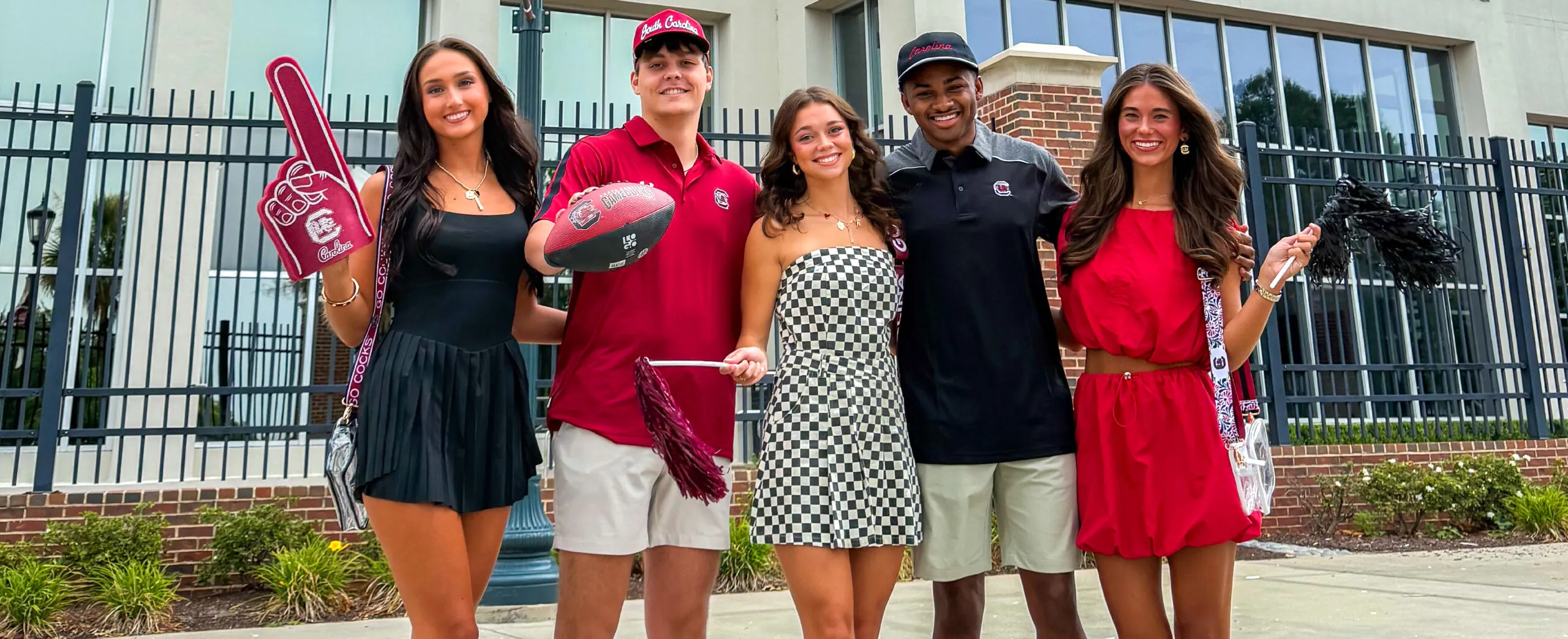 Group of people wearing University of South Carolina apparel