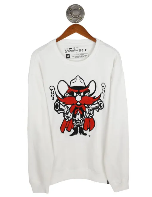 TTU Mascot Chenille Crewneck