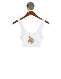 TXST Smallish Logo Cropped Tank