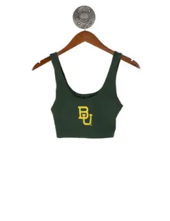 BU Smallish Logo Cropped Tank