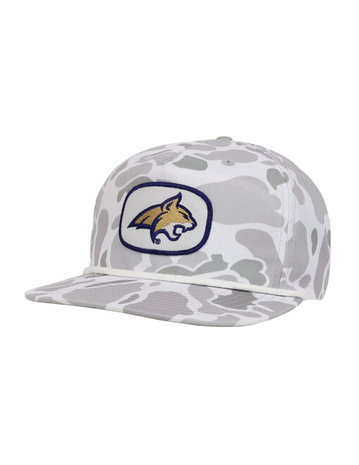 MSU P Bobcat Logo Patch Hat - Image 2