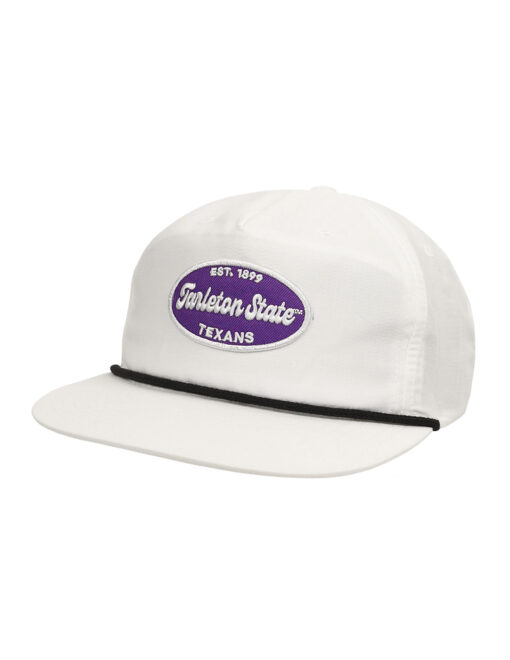 TSU P Vintage Script Oval Patch Hat - Image 2