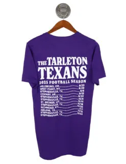 TSU FB Schedule 2025 Short Sleeve