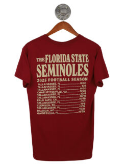 FSU FB Schedule 2025 Short Sleeve