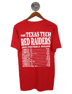 TTU FB Schedule 2025 Short Sleeve