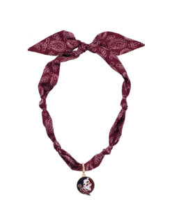 FSU Seminoles Logo Bandana Scarf Necklace
