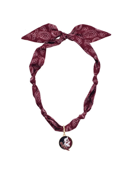 FSU Seminoles Logo Bandana Scarf Necklace
