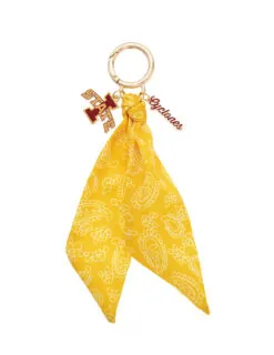 Iowa State Logo Bandana Bag Charm