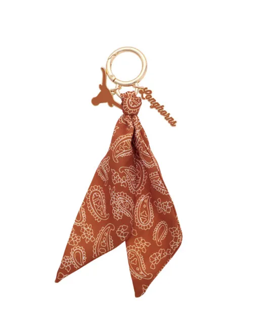 Texas Longhorns Logo Bandana Bag Charm