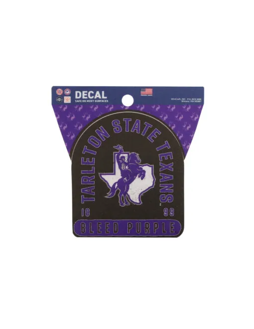 TSU Bleed Purple Clean Cut Decal