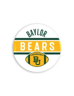 BU 3" Football Stripe Button