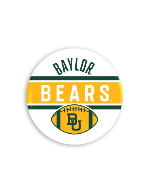BU 3" Football Stripe Button
