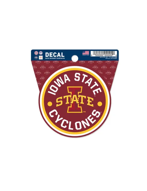 ISU Cyclones Circle Clean Cut Decal