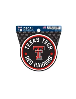 TTU Red Raiders Circle Clean Cut Decal