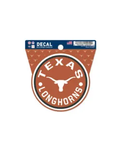 UT Longhorns Circle Clean Cut Decal