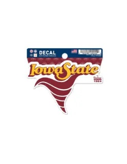 ISU Retro Clean Cut Decal