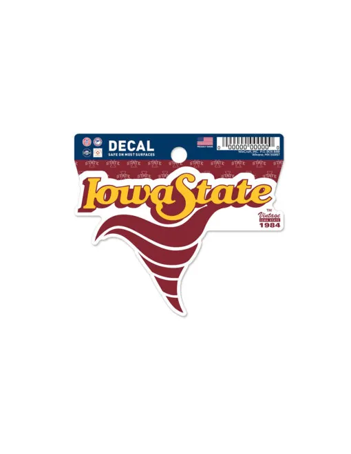 ISU Retro Clean Cut Decal