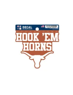 UT Longhorns Hook 'Em Horns Clean Cut Decal