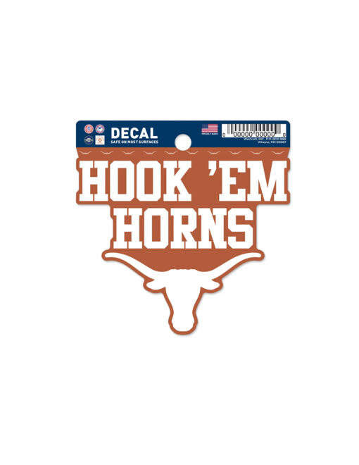 UT Longhorns Hook 'Em Horns Clean Cut Decal