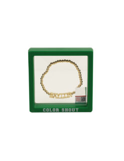 BU College Bead Stretch Bracelet