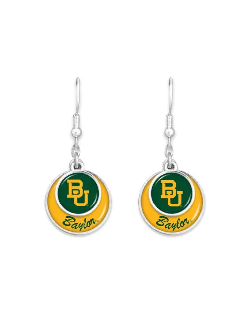 BU Stacked Disk Earrings