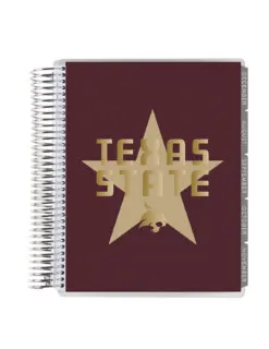 TXST Metallic Coiled Planner