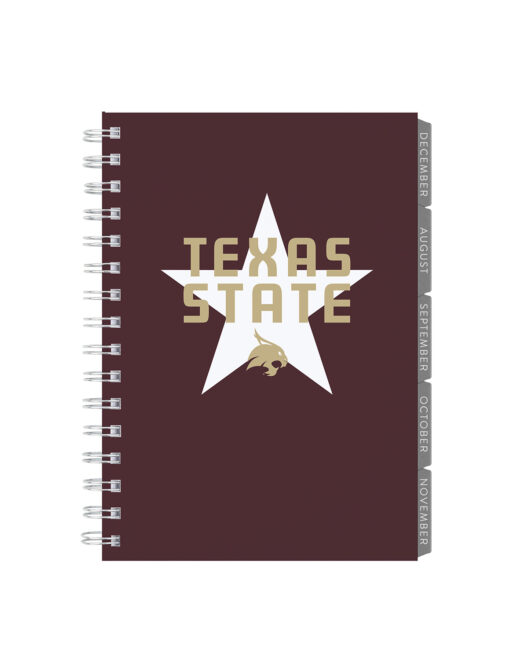 TXST Coiled Slim A5 Academic Planner