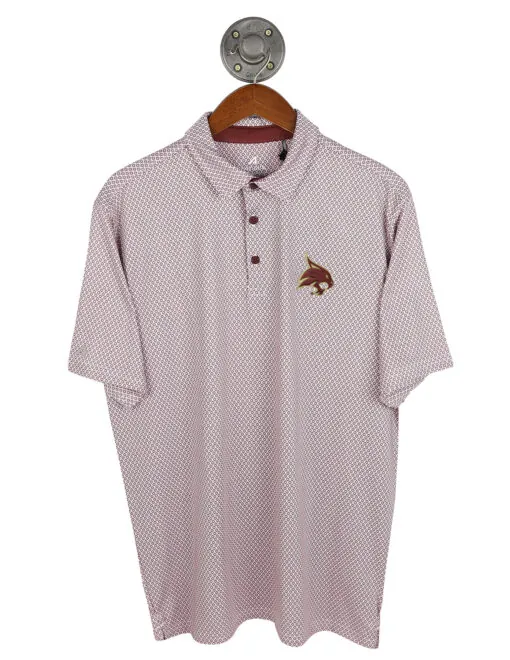 TXST Intersect Blocked Polo