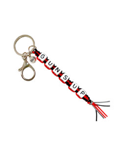 TTU Guns Up Beaded Keychain