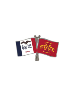 ISU Iowa Flags Pin