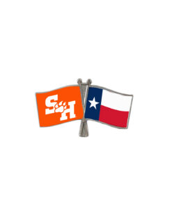 SHSU Texas Flags Pin