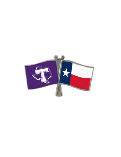 TSU Texas Flags Pin