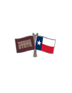 TXST Texas Flags Pin