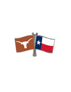 UT Texas Flags Pin
