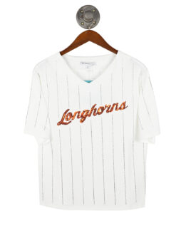 UT Ball Game Rhinestone Striped Tee